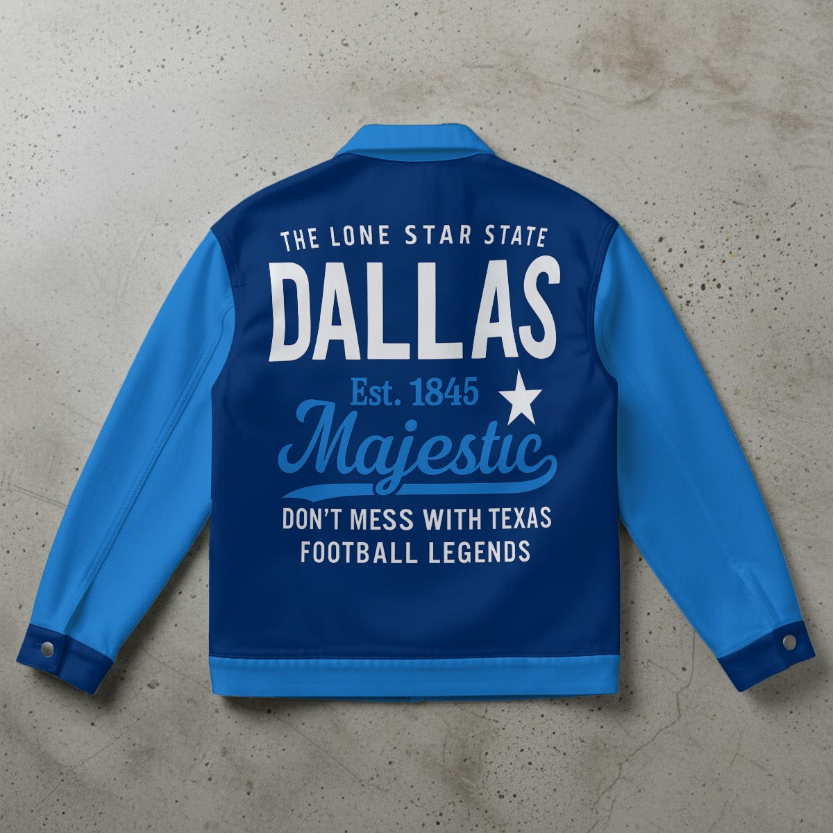 Dallas football Unisex Collared Jacket – football shirt, sportswear style, image 1.0