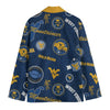 White Smoke West Virginia Football Suit Blazer – Premium College Game Day Jacket