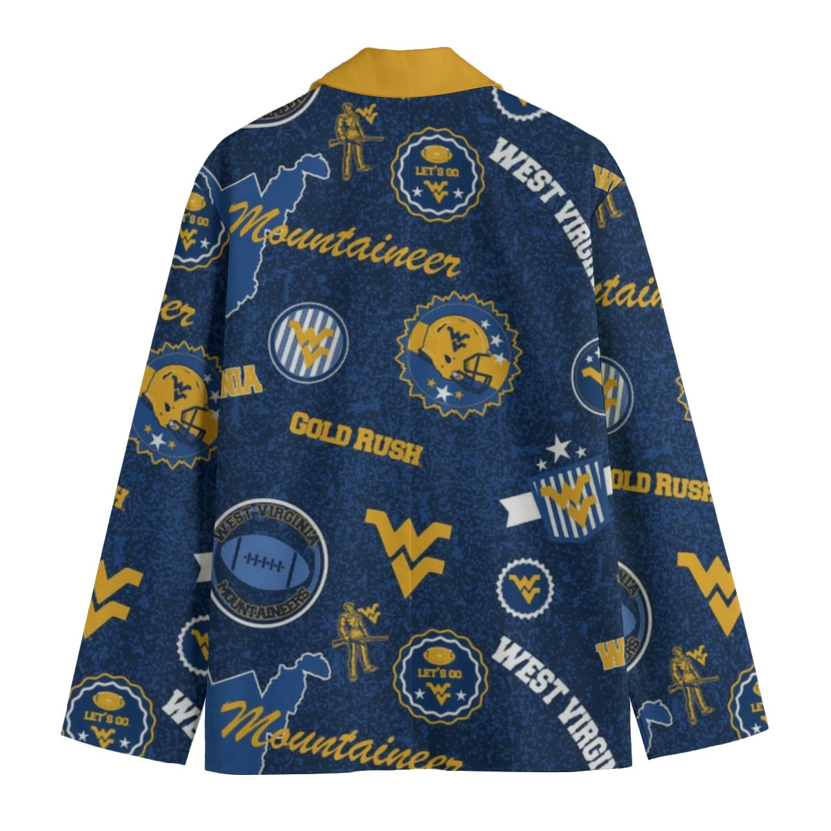 West Virginia Football Suit Blazer – Premium College Game Day Jacket