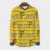 Pittsburgh Pirates Men's Stand Collar Shirt With Long Sleeve|110GSM Imitation Flax pittsburgh pirates baseball fan apparel game day outfit