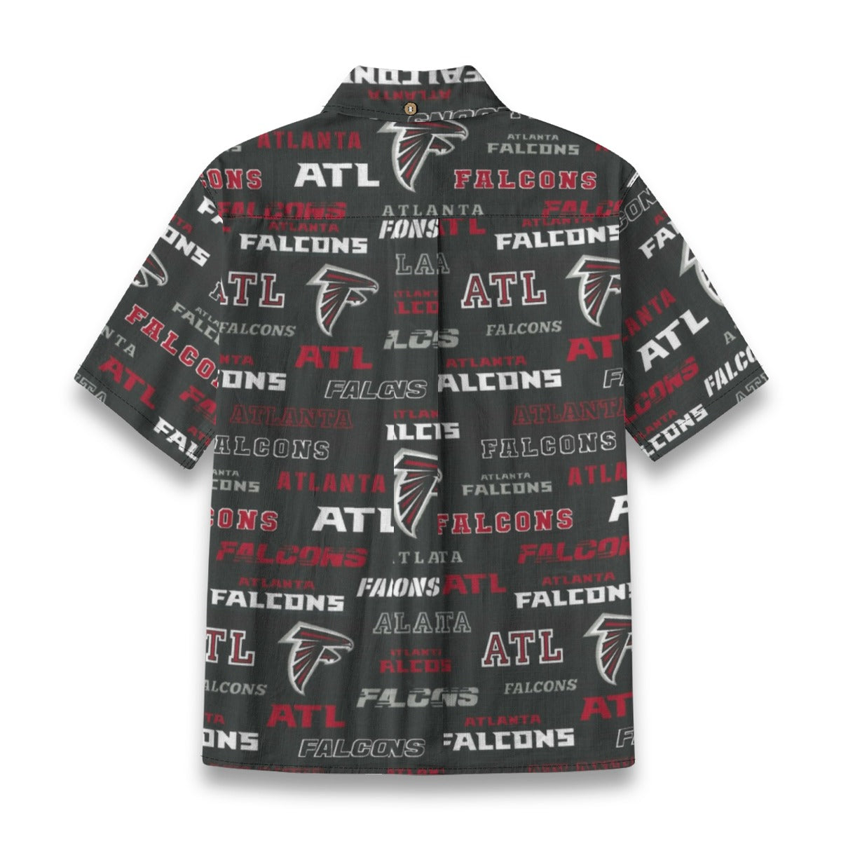 atlanta-falcons-childrens-shirt-with-pocket-125gsm-cotton red black football outfit detail
