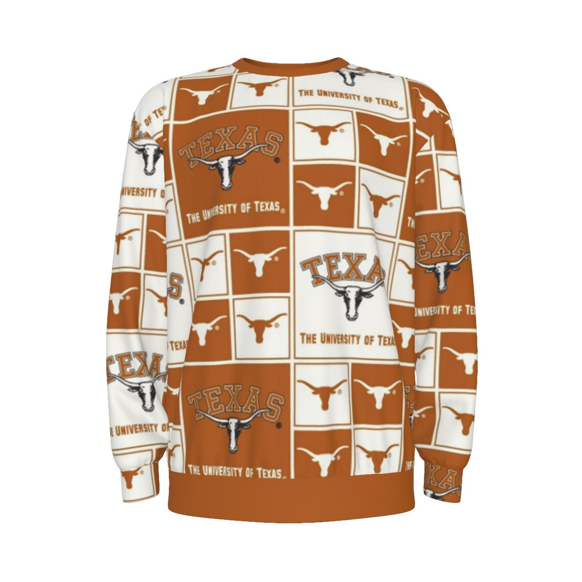 Texas at Austin - Longhorns long Sleeve T-Shirt With Dropped Shoulders  | Interlock – fan gear, breathable comfort wear, image 1.0