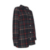 women huskies plaid football fashion top