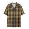 central florida knights tartan plaid black gold  women tartan plaid game day shirt