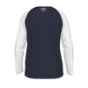 Dark Slate Gray New York Baseball Raglan Long Sleeve Shirt – Navy and White Athletic Champs Est. 1903