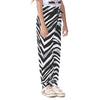 White Smoke Las Vegas Football Zebra Kids’ Casual Pants – Black and White Game Day Streetwear