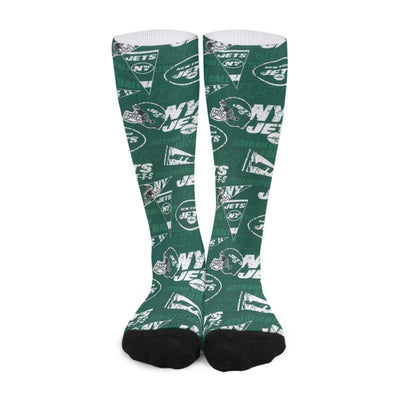 White Smoke New York Jets  Long Socks