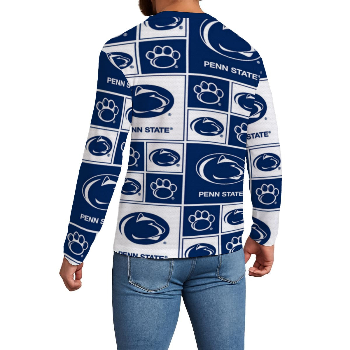 Penn State - Nittany Lions Men's Long Sleeve T-Shirt White varsity sports apparel