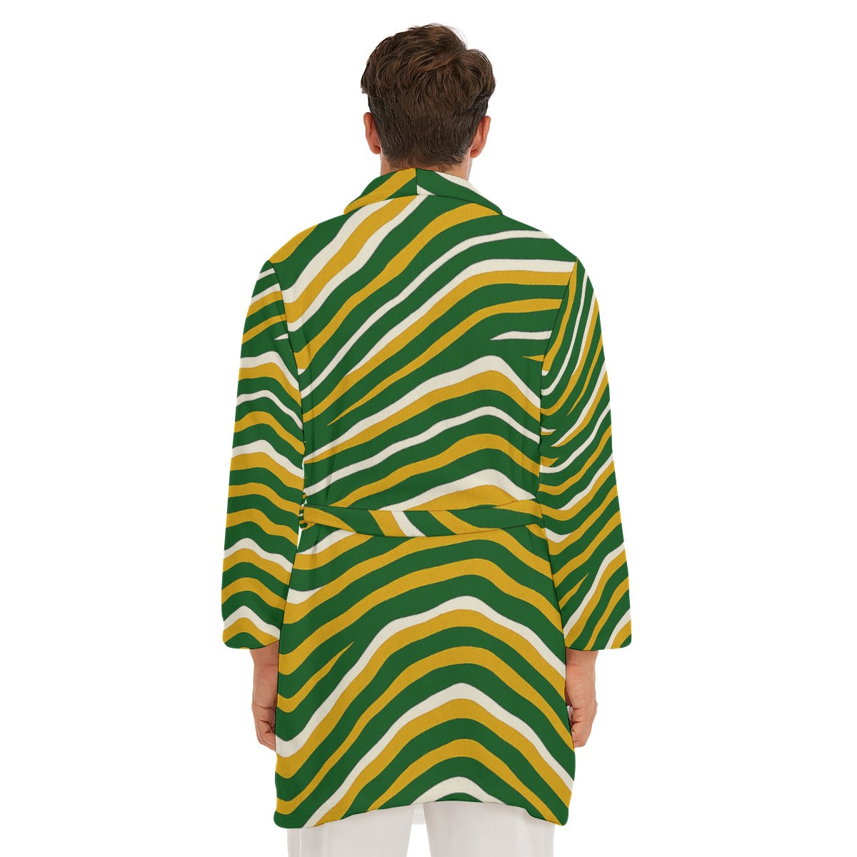 Green Bay football Men's Borg Fleece Robe