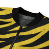Black Pittsburgh Football Yellow Black Zebra Fleece Jacket