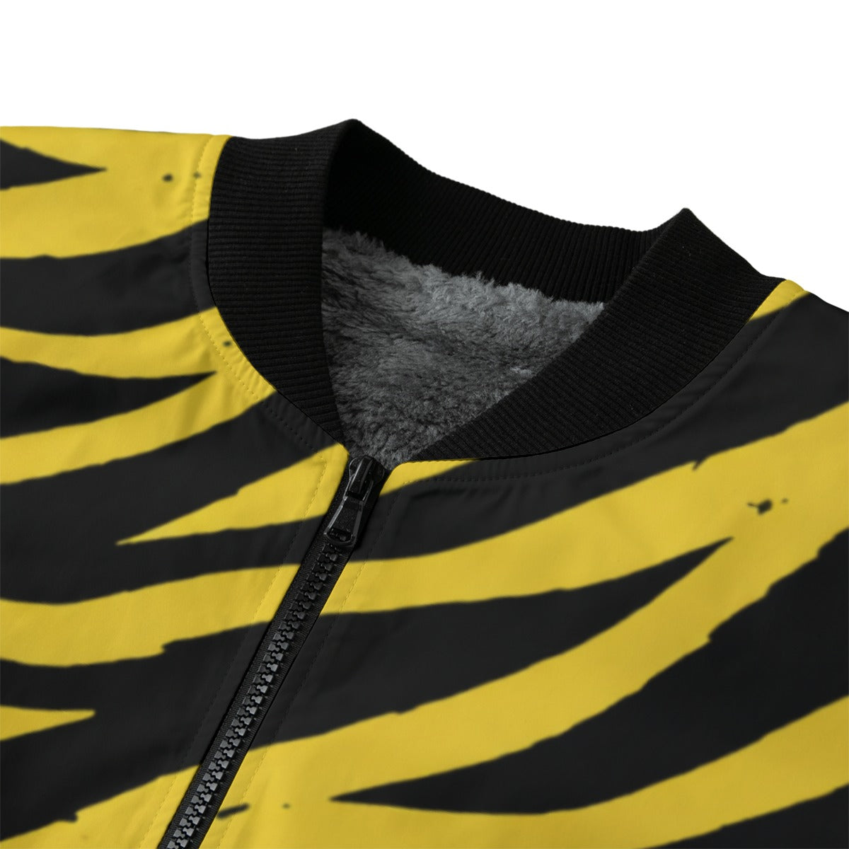 Pittsburgh Football Yellow Black Zebra Fleece Jacket