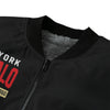 Black Buffalo New York Football black Bomber Jacket – Game Day City Sports Style