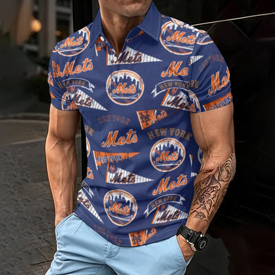New York Mets Men's Polo Shirt new york mets baseball fan apparel city game day outfit
