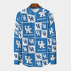 Kentucky Wildcats Stand Collar Shirt With Long Sleeve|110GSM Imitation Flax varsity sportswear product image 1.0