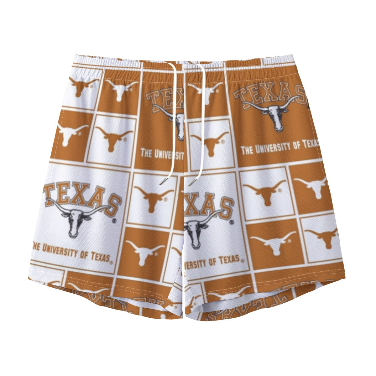 Texas at Austin - Longhorns Pocket  Shorts White varsity sports apparel