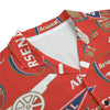 Arsenal FC  Men's Hawaiian Rayon Shirt | 115GSM Rayon