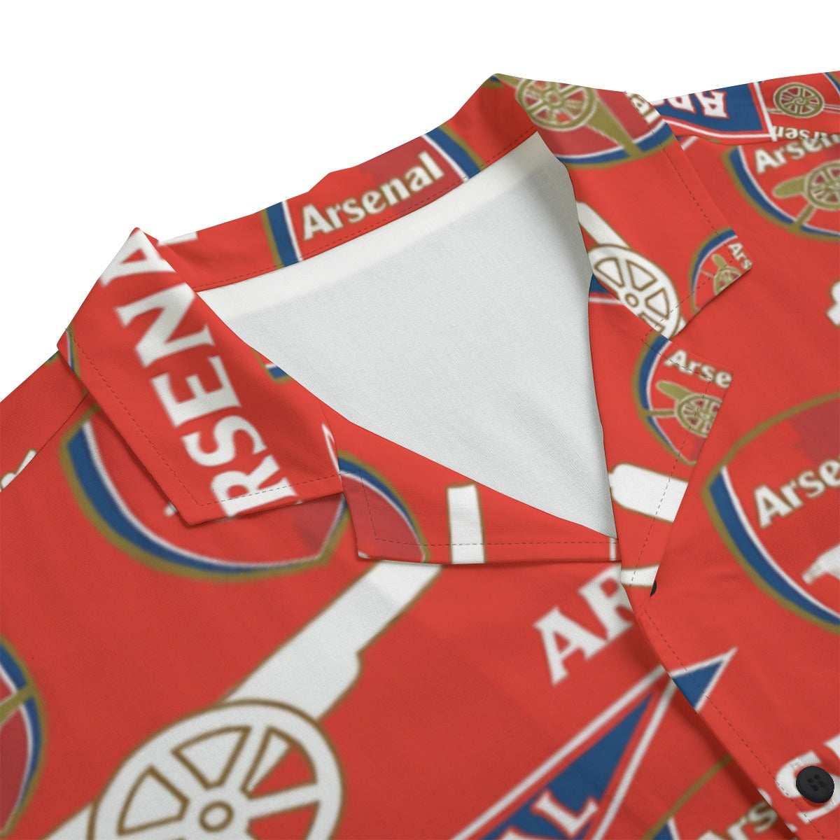 Arsenal FC  Men's Hawaiian Rayon Shirt | 115GSM Rayon