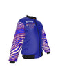 White Smoke Buffalo 716 Blue Varsity Bomber Jacket – XL Unisex Game Day Streetwear