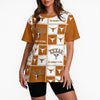 Texas at Austin - Longhorns Women's Loose Fit T-Shirt White varsity sports apparel