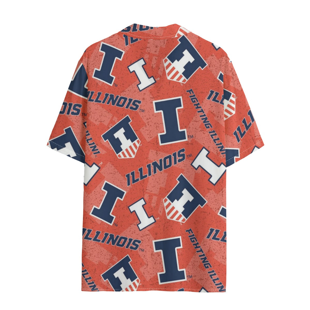 Illinois Urbana - Fighting Illini Women's Hawaii Shirt | 120GSM White varsity sports apparel
