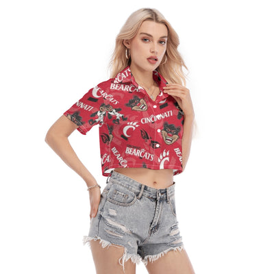Cincinnati Bearcats Women's Cropped Shirt varsity sportswear product image 2.0