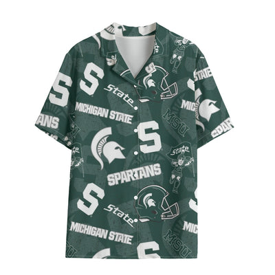 Michigan State Spartans Hawaii Shirt | 120GSM - Big Ten football apparel varsity sportswear product image 1.0