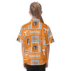 Tennessee Volunteers Kid's Hawaiian Vacation Shirt - college football fan gear varsity sportswear product image 4.0