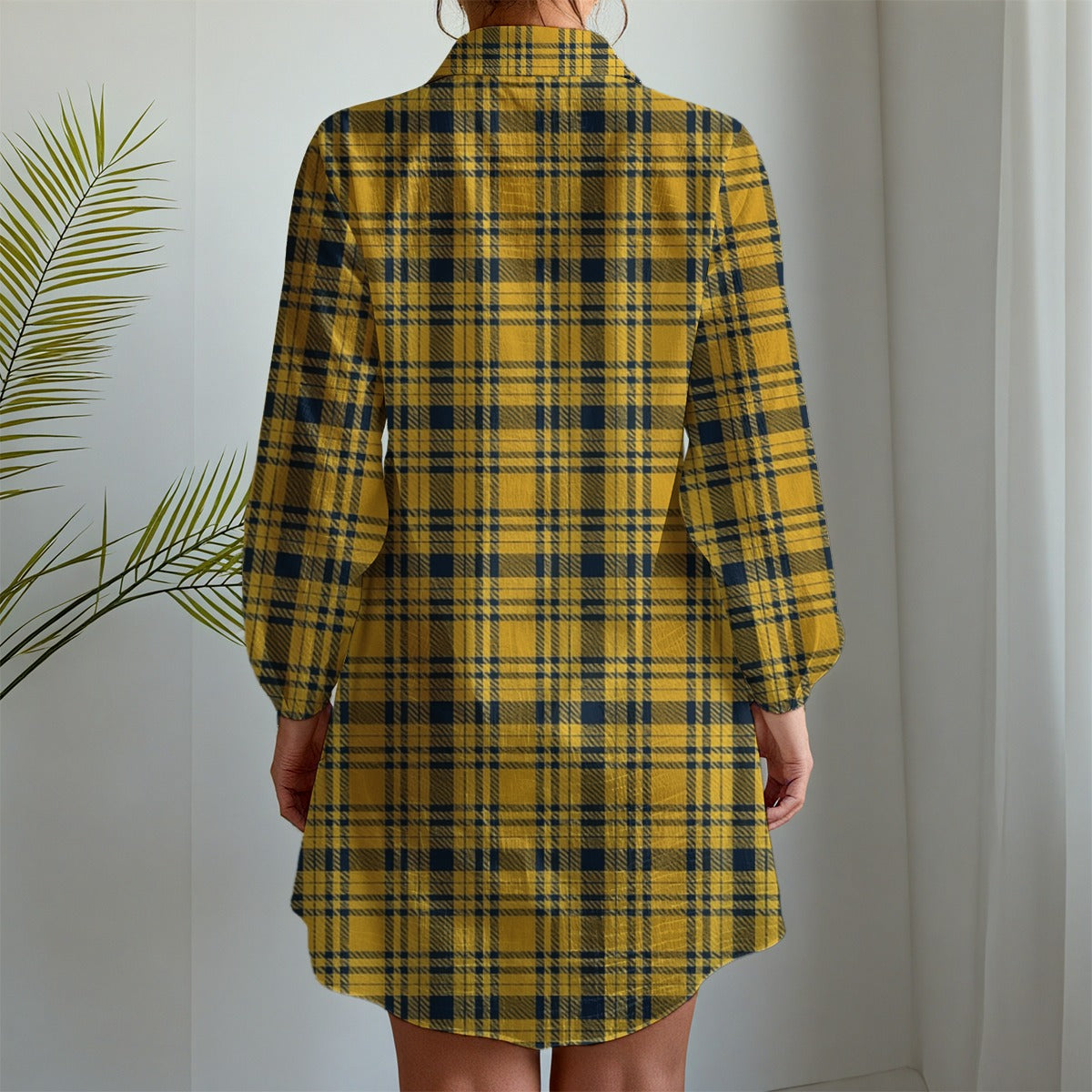 california golden bears tartan plaid oversized button up women shirt women's long sleeve shirt dress women tartan plaid fashion