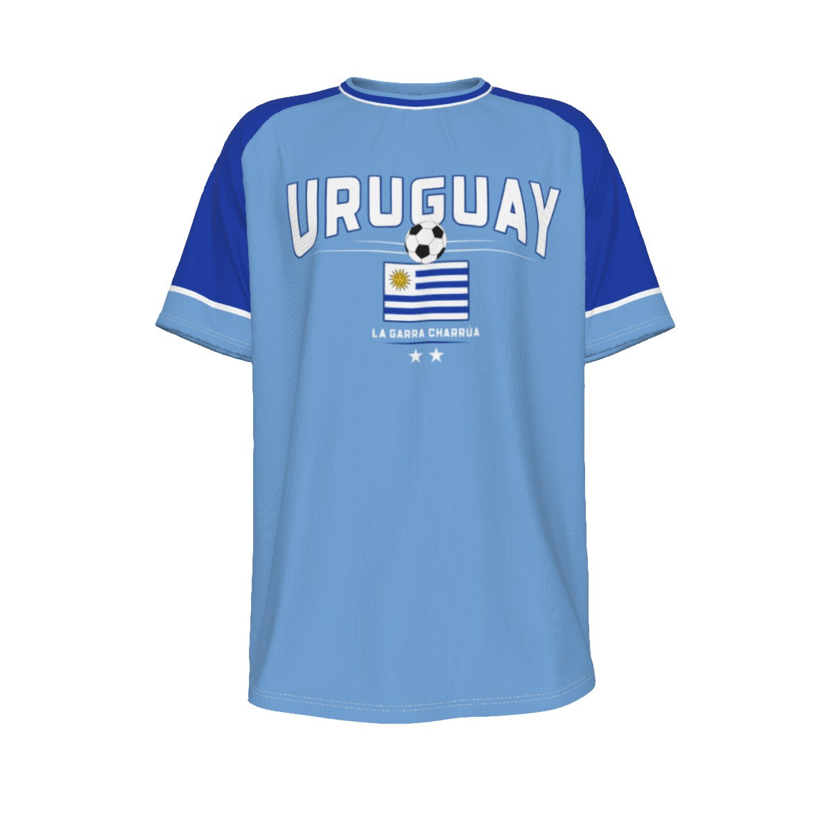 Uruguay Soccer Vintage T-Shirt – Retro Uruguay Football Team Fan Tee | Classic Sky Blue Uruguay Football Shirt – nfl fan apparel, sportswear style, image 1.0