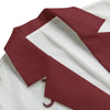 Saddle Brown Alabama football White Suit Blazer