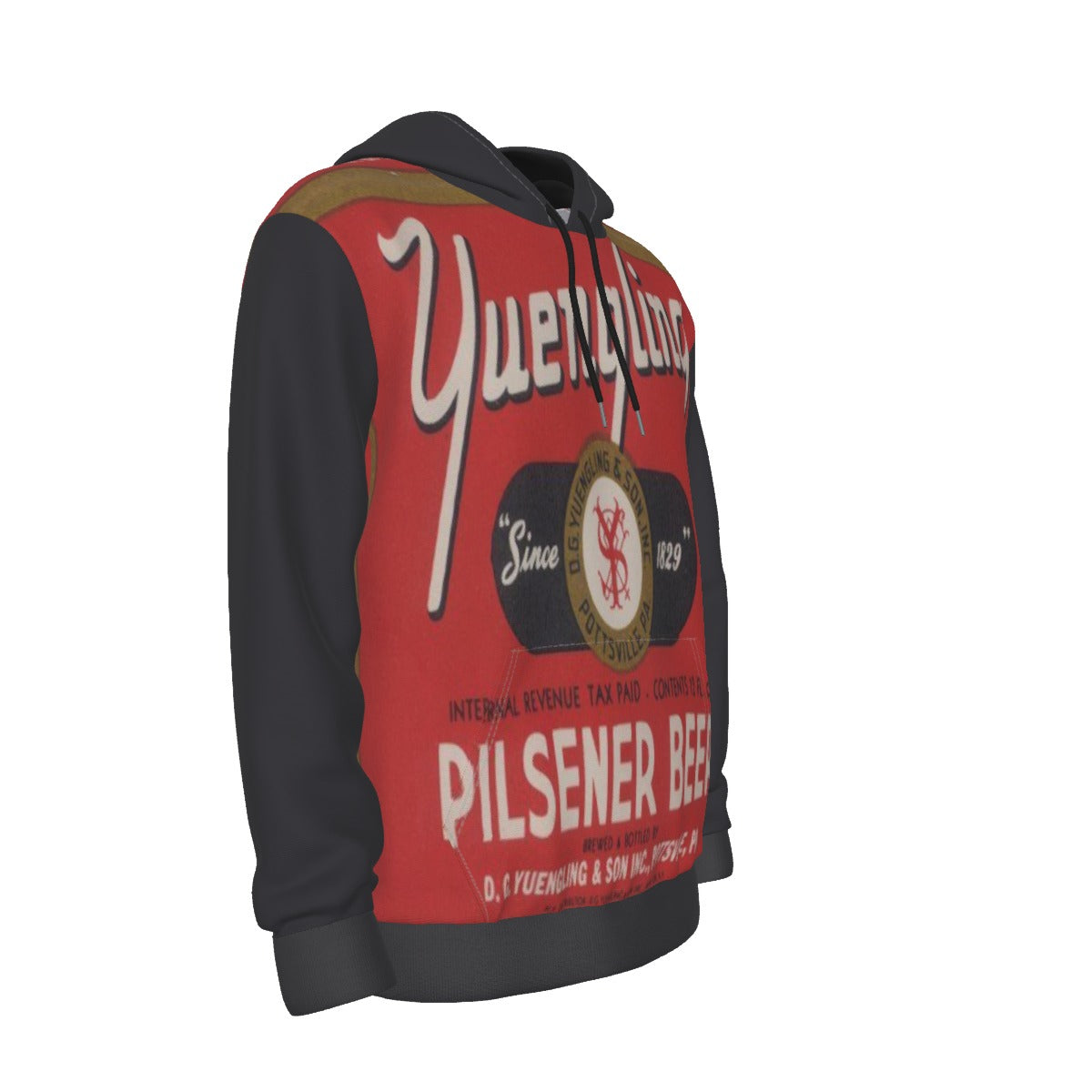 Vintage American Pilsner Hoodie – 1830s Heritage Streetwear Sweatshirt