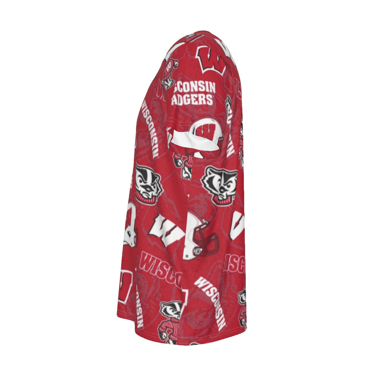 Wisconsin Madison Badgers Short Sleeve T-Shirt - Badgers football tee varsity sportswear product image 5.0