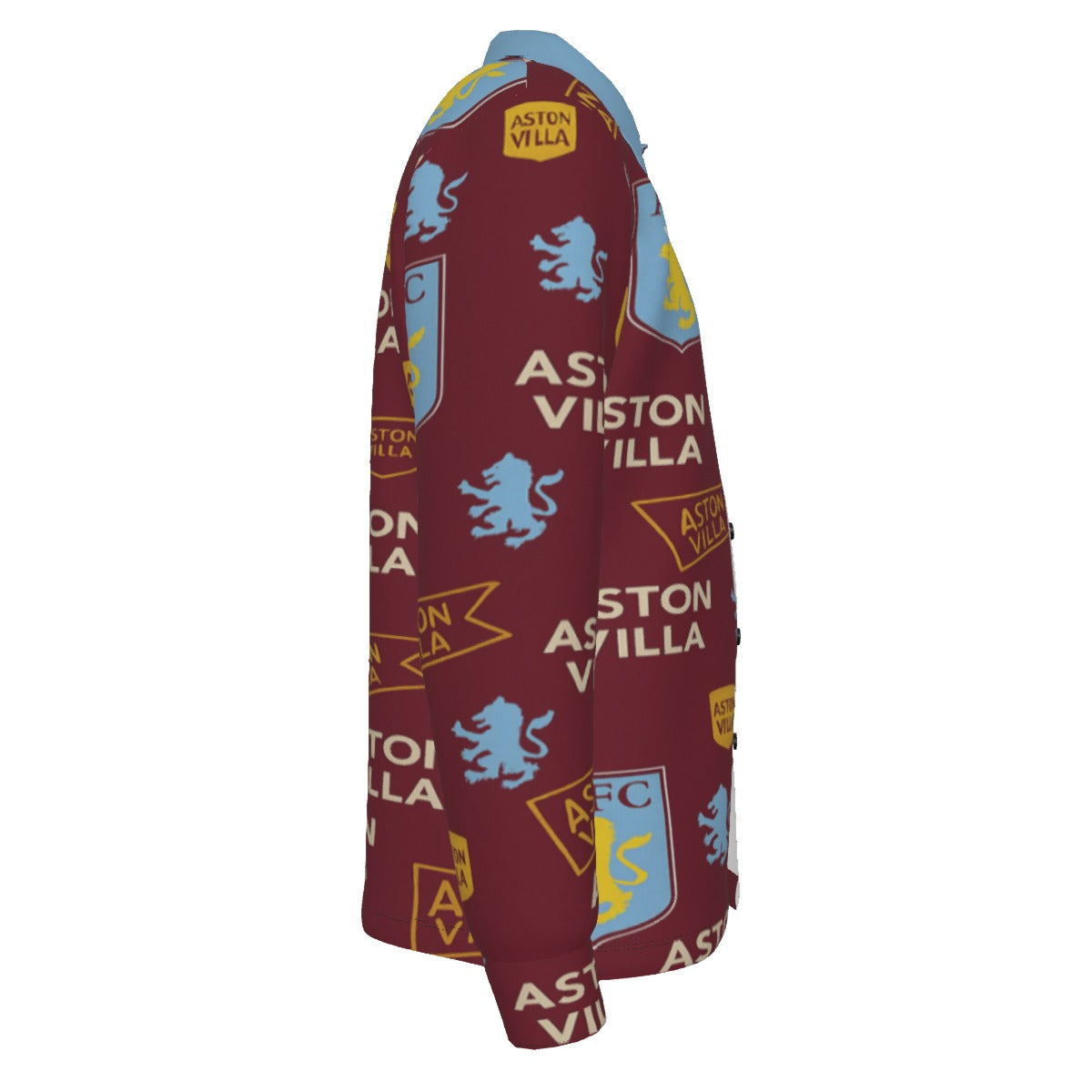 Aston Villa Men's Long Sleeve Shirt streetwear fashion product image 3