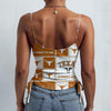 Texas at Austin - Longhorns Drawstring Camisole White varsity sports apparel