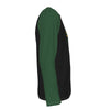 Black Packers Football Green and Gold Raglan Long Sleeve Shirt – Classic Game Day Fan Tee