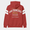 Brown San Francisco Football Bay Area Legends Hoodie – Game Day Streetwear Sweatshirt