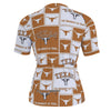 White Smoke Texas at Austin - Longhorns Raglan Men's Cycling Jersey