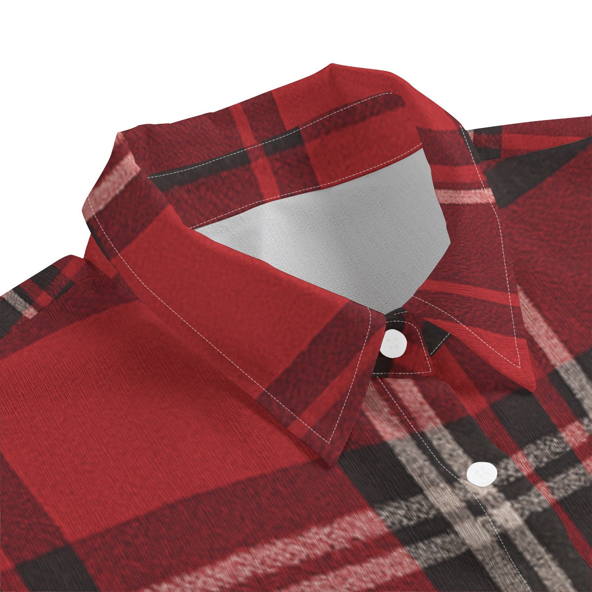 arkansas razorbacks red black tartan plaid women shirt