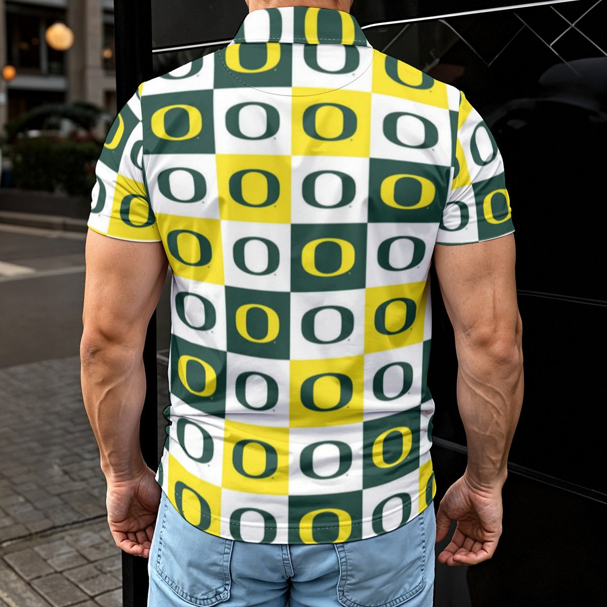 Oregon Ducks Men's Polo Shirt - Big Ten football apparel varsity sportswear product image 2.0