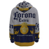 White Smoke Mexican Summer Beer Hoodie – Crown Inspired Coastal 90s Streetwear Sweatshirt