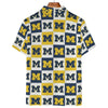 Michigan Wolverines Polo Shirt | 180GSM White varsity sports apparel