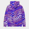 Lavender Buffalo Pullover Hoodie – Red Blue White Zebra Game Day Style