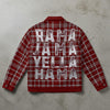 Alabama Crimson Tide Plaid Game Day Jacket – Vintage Crimson Football Streetwear for Women