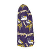 minnesota-vikings-short-sleeve-t-shirt purple gold football outfit fabric close-up