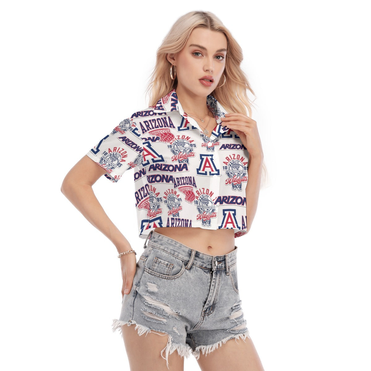 Arizona Wildcats Women's Cropped Shirt