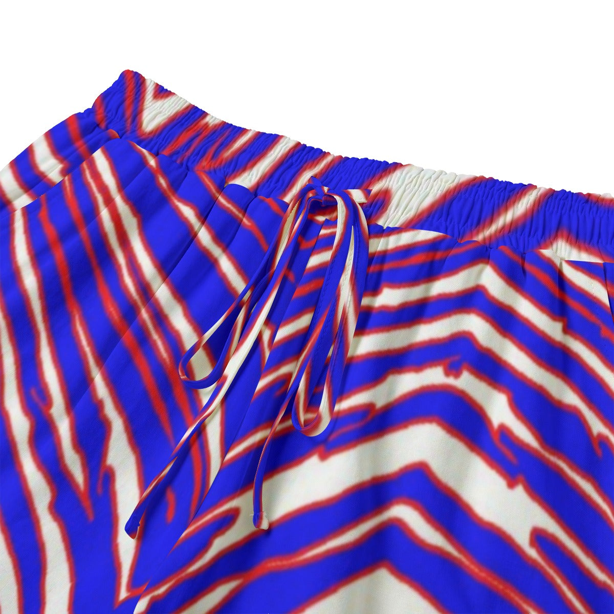 Buffalo Zebra Football Women’s Shorts With Drawstring – Lightweight Game Day Comfort (Rayon)