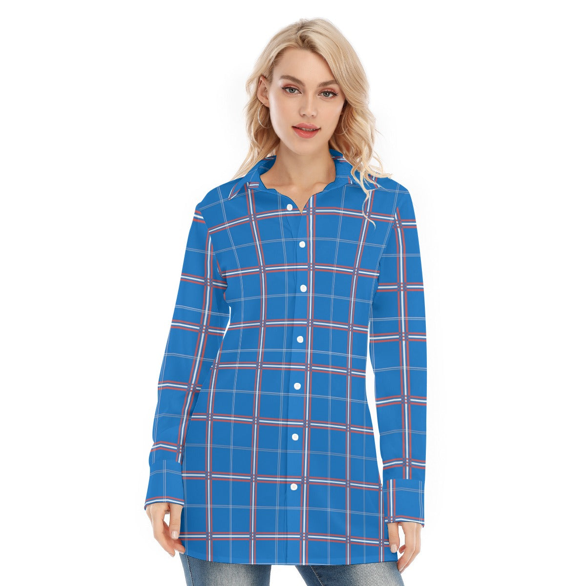 kansas jayhawks tartan plaid women shirt women tartan plaid game day fashion