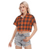 kansas jayhawks tartan plaid women shirt women tartan plaid game day fashion