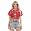 Nebraska Lincoln Cornhuskers Women's Cropped Shirt - Big Ten football apparel varsity sportswear product image 1.0