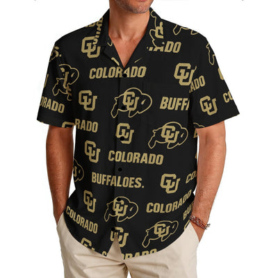 Colorado Buffaloes Men's Hawaiian Shirt|150GSM varsity sportswear product image 1.0